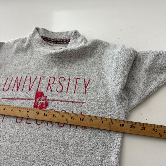 Georgia Bulldogs x Three Square Royce Comfy Terry Crew Sweatshirt Womens SMALL - Picture 6 of 8